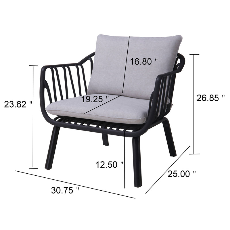 Huron - Outdoor Club Chair (Set of 2)