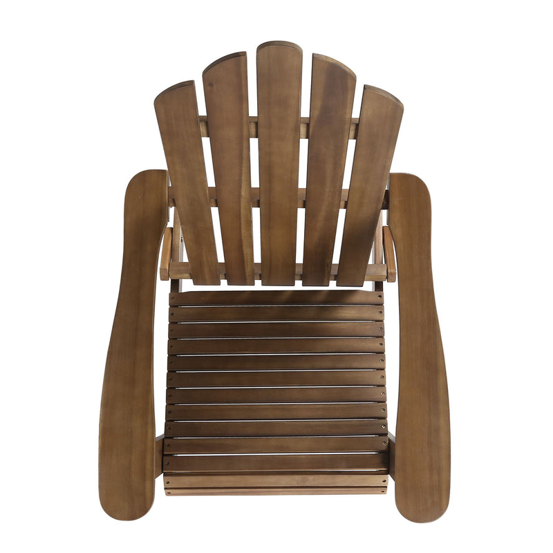 Aurascape - Outdoor Acacia Wood Foldable Adirondack Chair