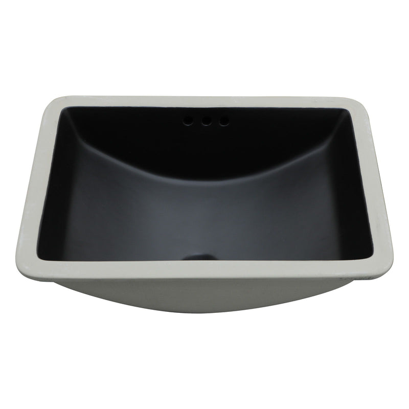 Modern Ceramic Undermount Bathroom Sink With Overflow, High Quality