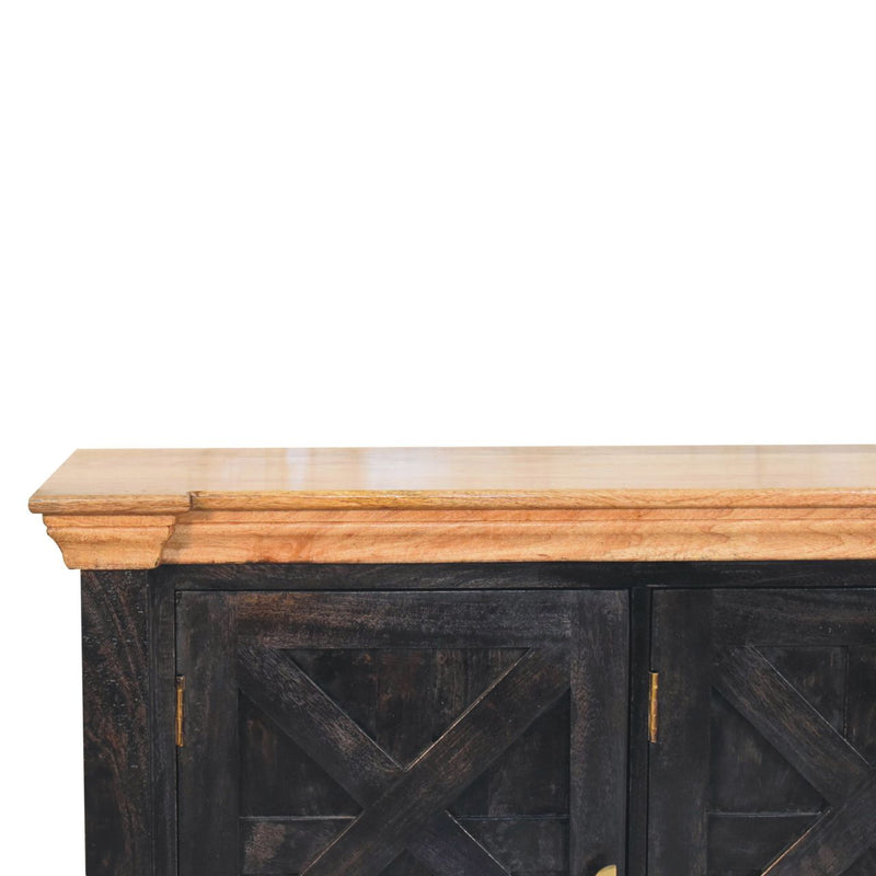 Regal - Rustic Sideboard - Black