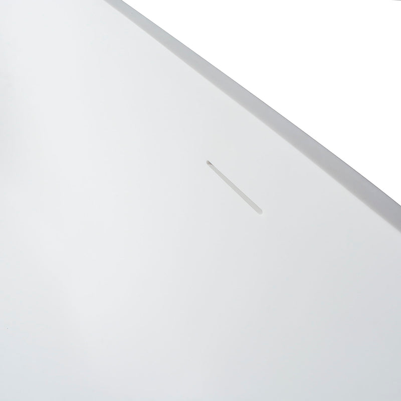 Solid Surface Freestanding Soaking Bathtub For Bathroom