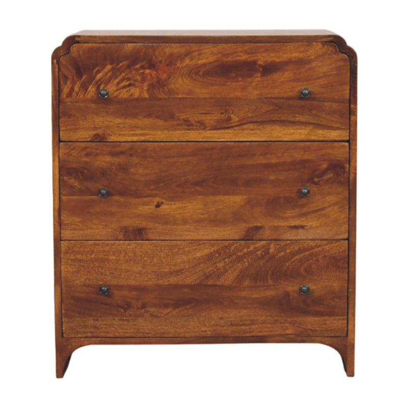 Newton - 3 Drawer Chest - Brown