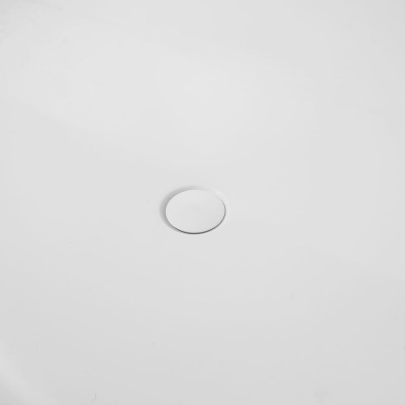 Solid Surface Freestanding Soaking Bathtub & Ergonomic Design