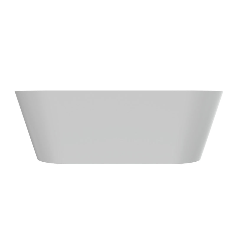 Solid Surface Freestanding Soaking Bathtub & Ergonomic Design