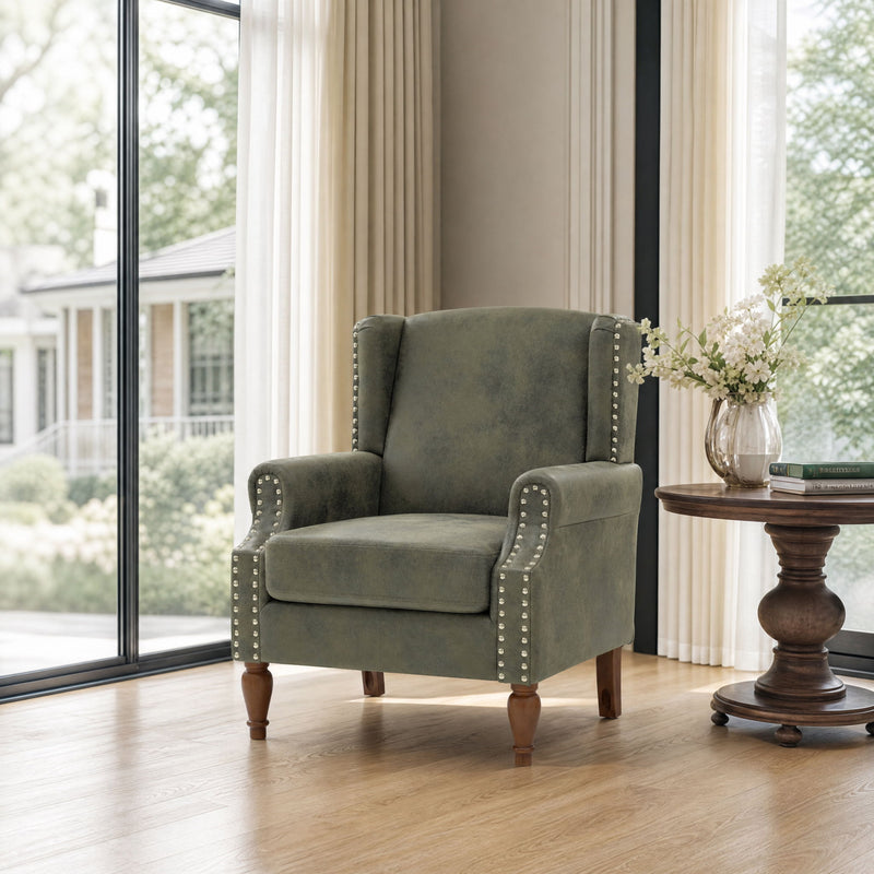 Decorative Chair With Stud Detailing