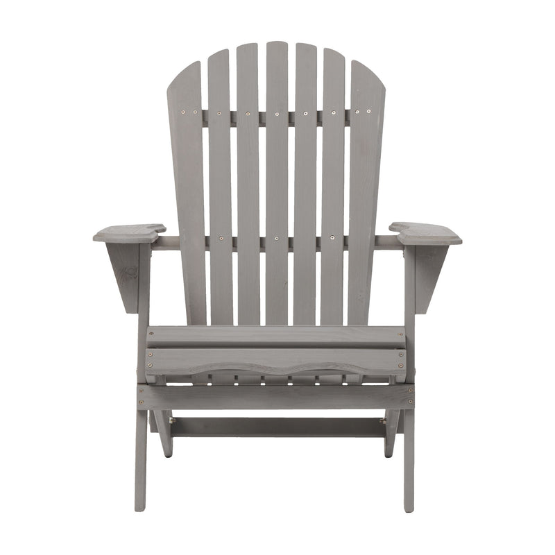 Oversize Outdoor Folding Adirondack Chair, Patio Chair For Garden