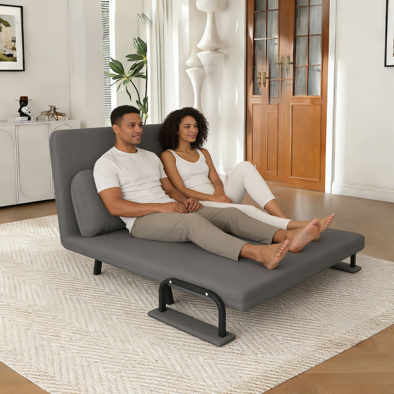 5 In 1 Convertible Sofa Bed For 2 With Adjustable Backrest