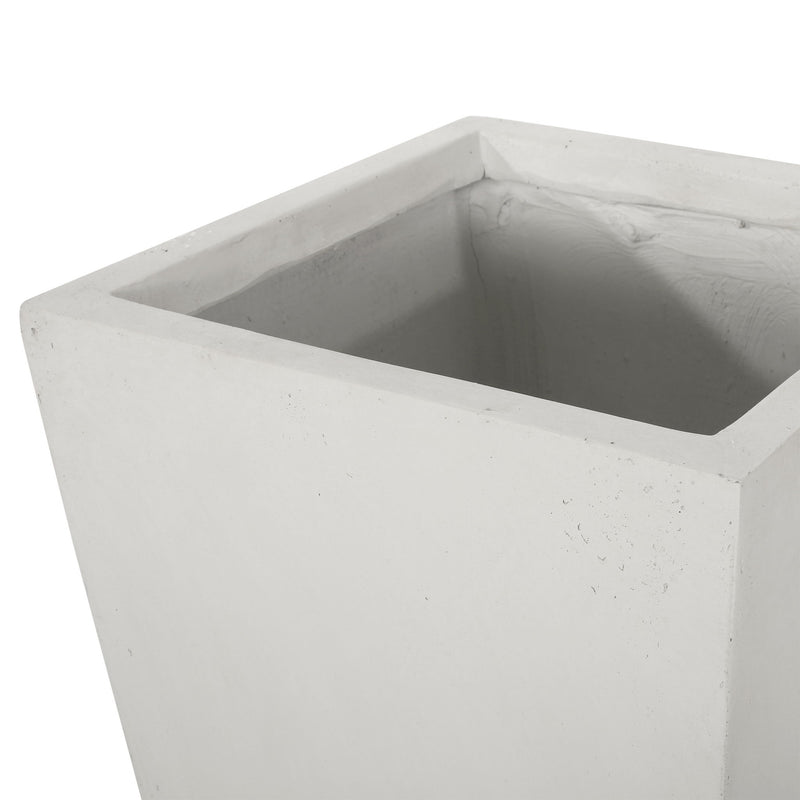 Outdoor Modern Cast Stone Planter
