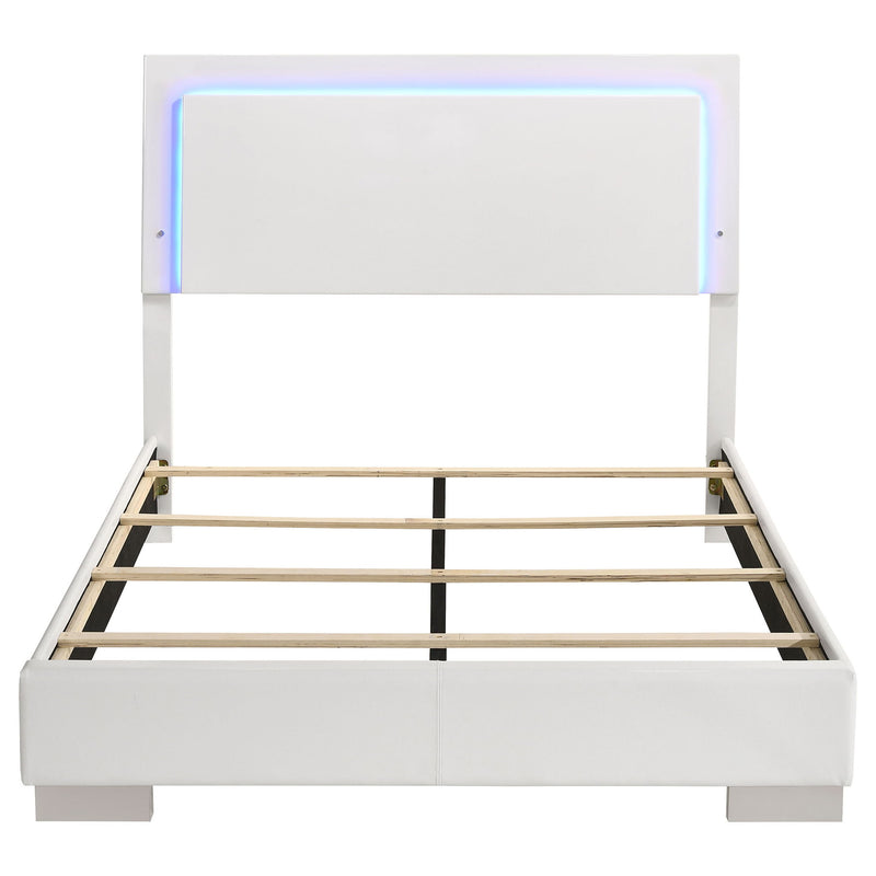 Felicity - LED Panel Bed With Built In Lighting