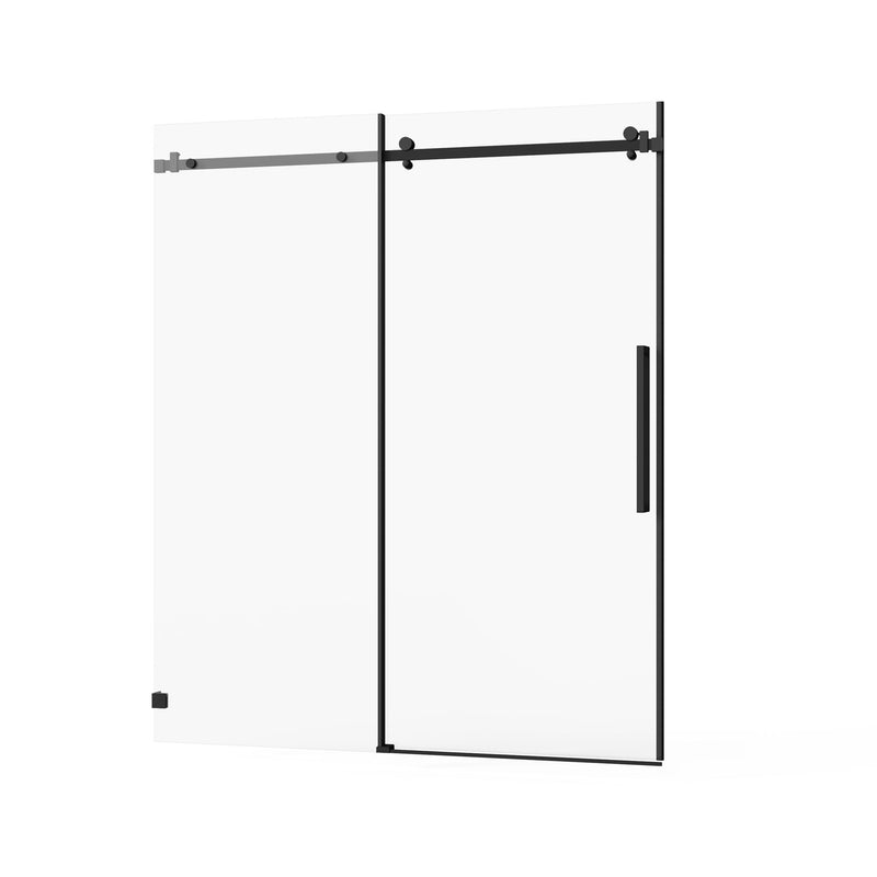 Frameless Tub Sliding Shower Door With Easy Clean Coating