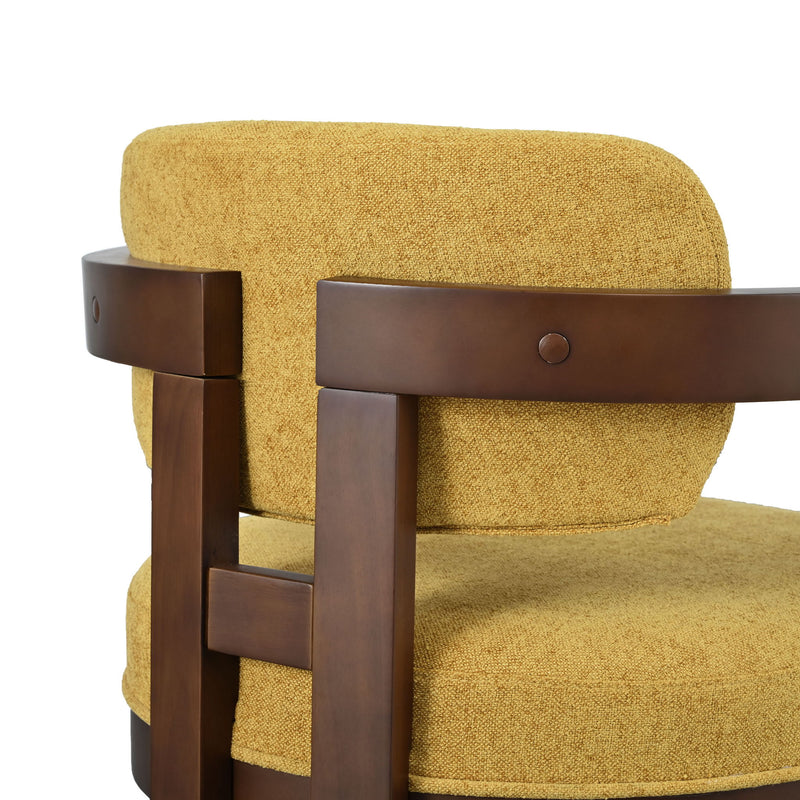 Stylish Indoor Upholstered Wood Dining Chair (Set of 2)