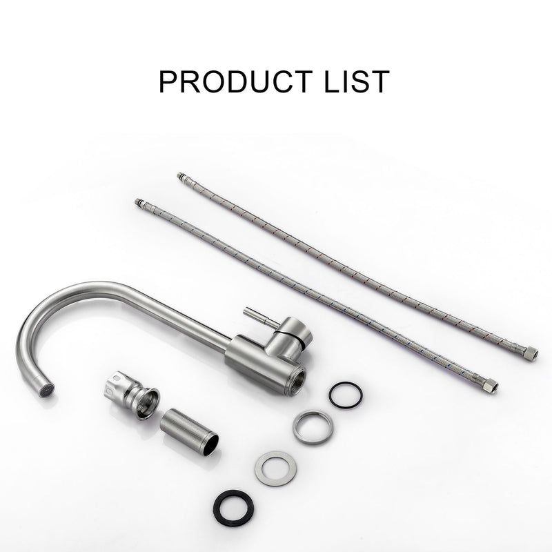 Modern Kitchen Sink Faucet With Single Handle