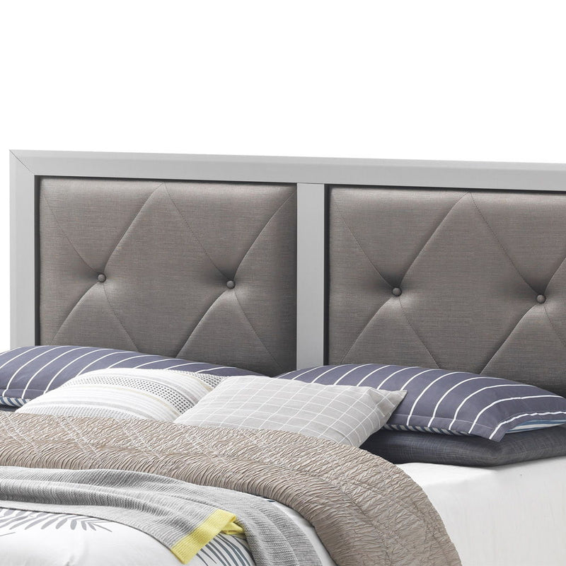 Padded Headboard Bed