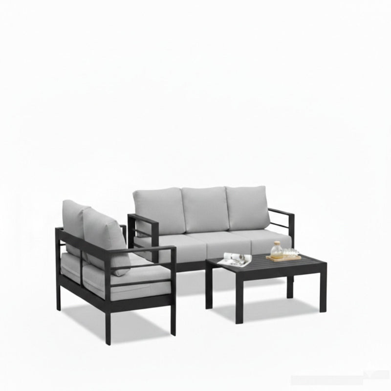Outdoor Patio Set, All-Weather With Thick Cushions