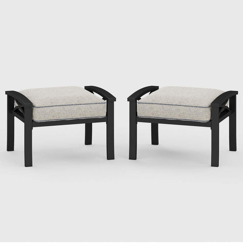 Patio Furniture Set, Coffee Table And Cushions For Backyard