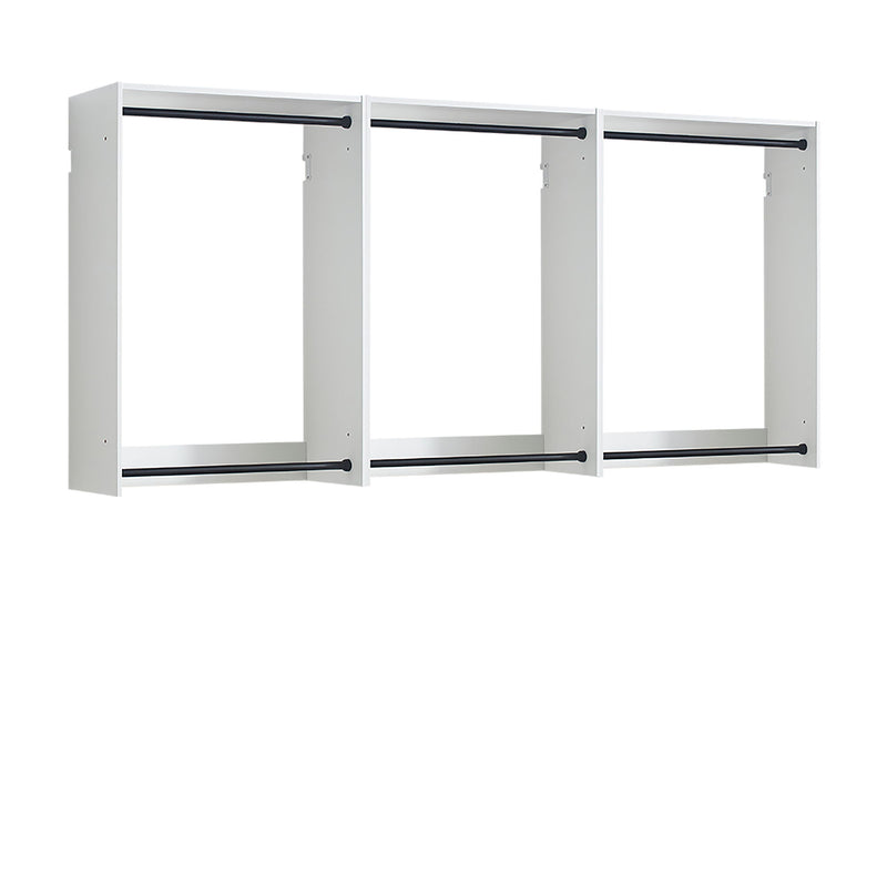 Devi - Wall Mounted Wood Closet System, Modular Units