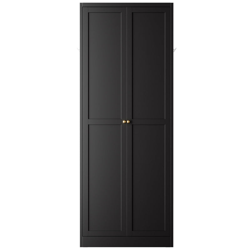 Kitchen Pantry Cabinet With 4 Adjustable Shelves, Heavy Duty Freestanding Organizer