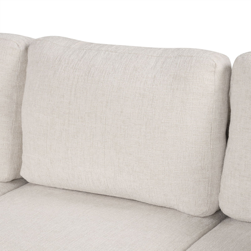 Convertible U-Shaped Sectional Sofa With Pull-Out Bed