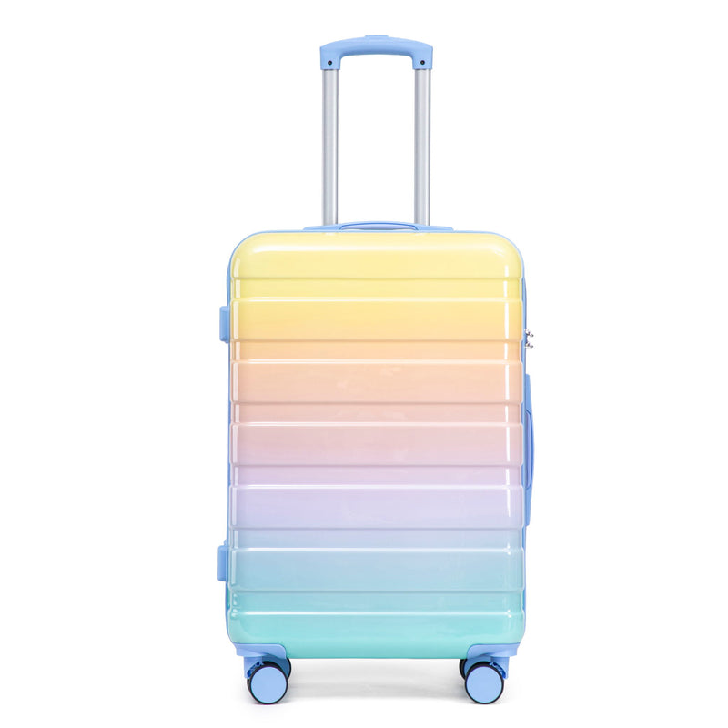 Luggage Set 20" /24" /28" With Combination Lock And Silent Wheels