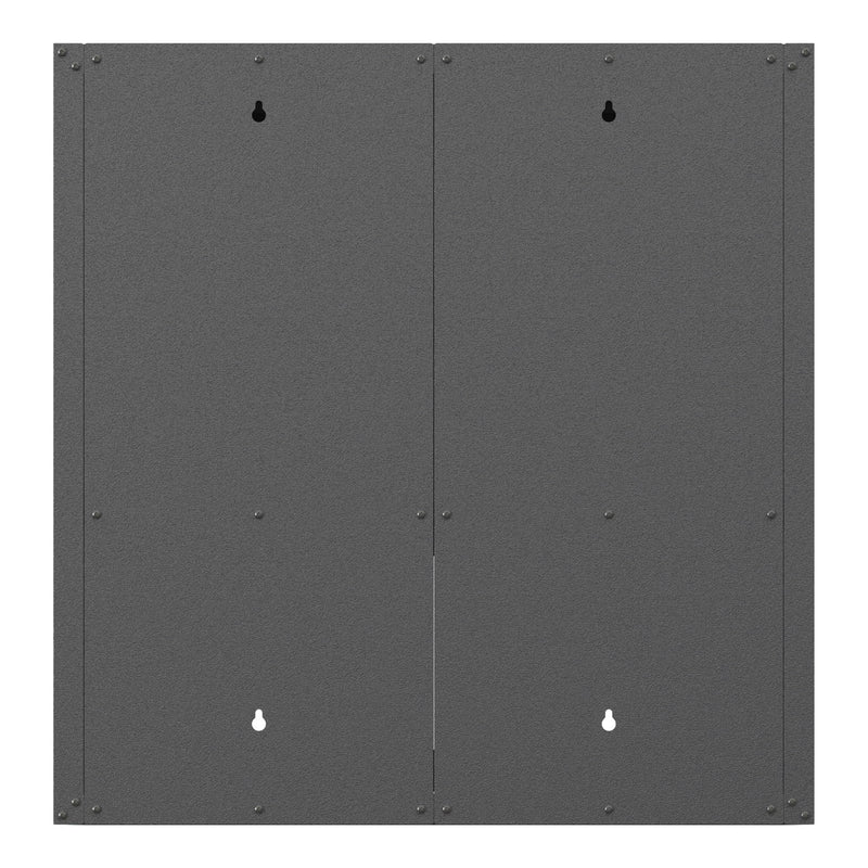 Metal Wall Mounted Tool Storage Cabinet With Locking Door, 1 Shelf & 1 Drawer