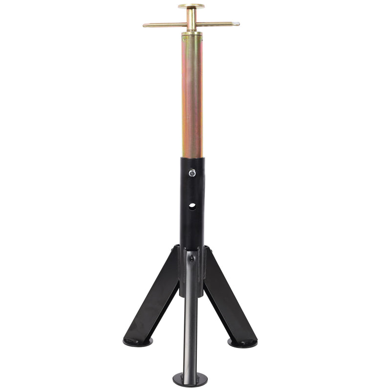 RV Adjustable Telescoping Stabilizer Jack Stand Supports Stabilizer, 16" To 30" (Set of 2) - Black