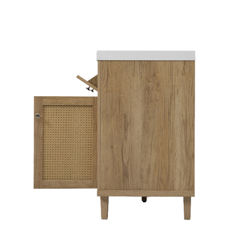 Bathroom Vanity With Double Sink, Large Storage Space