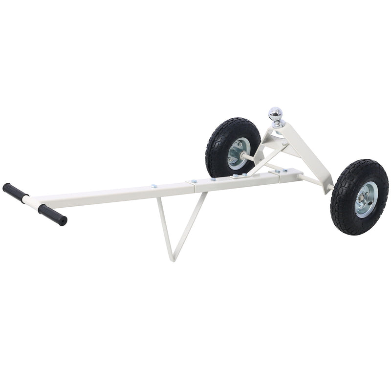 Heavy Duty Trailer Dolly With Pneumatic Tires, 600 Lb. Capacity Steel