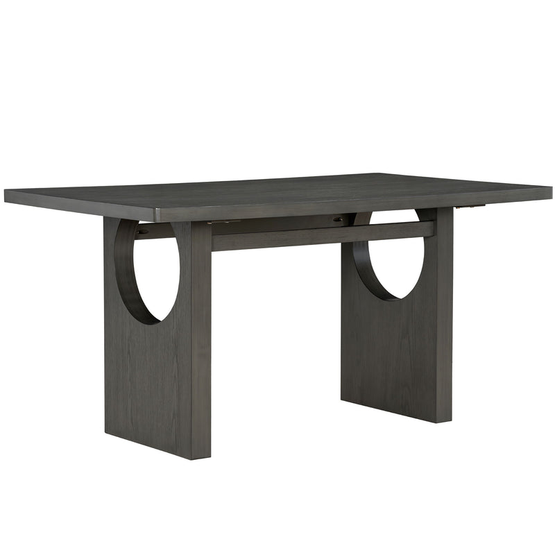 Dining Table Set For 6 With Upholstered Chairs