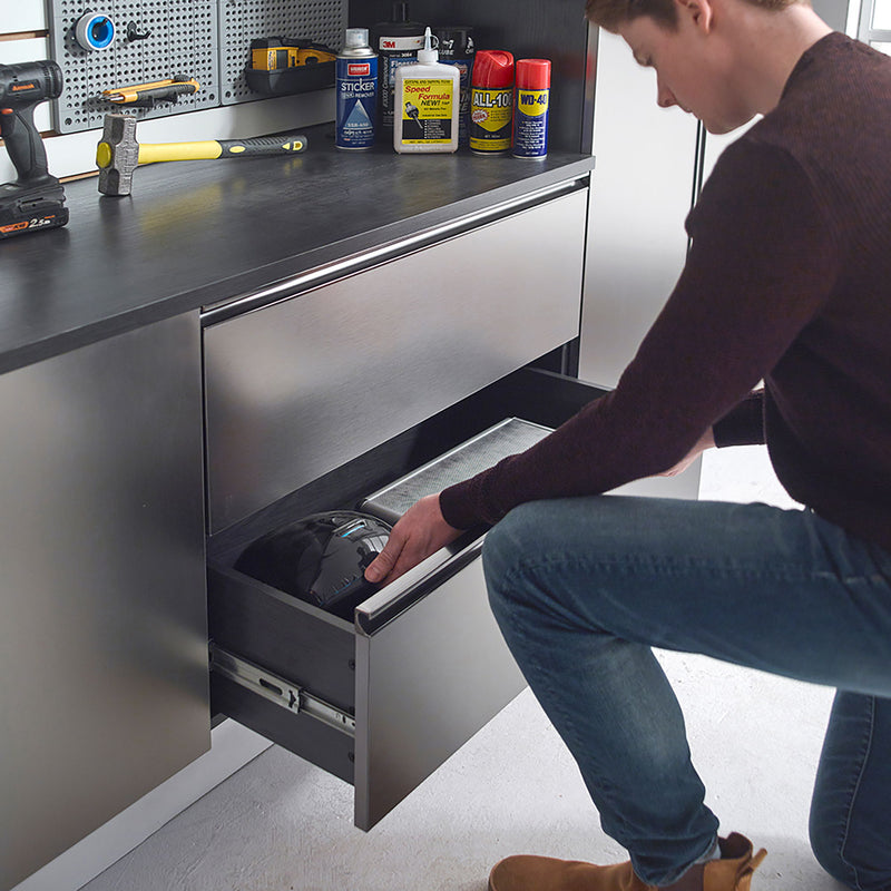 Nova Series - Garage Cabinet Set C - Dark Gray