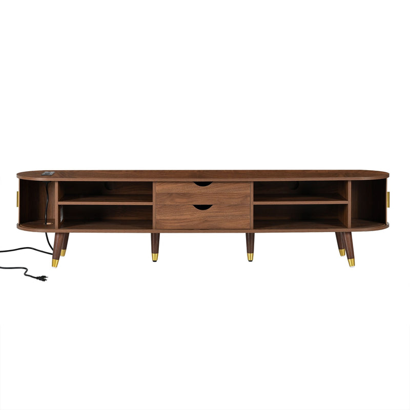 TV Stand & Coffee Table Set With Charging Station