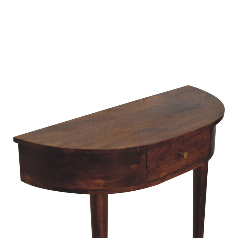Backless Mounted Console - Brown