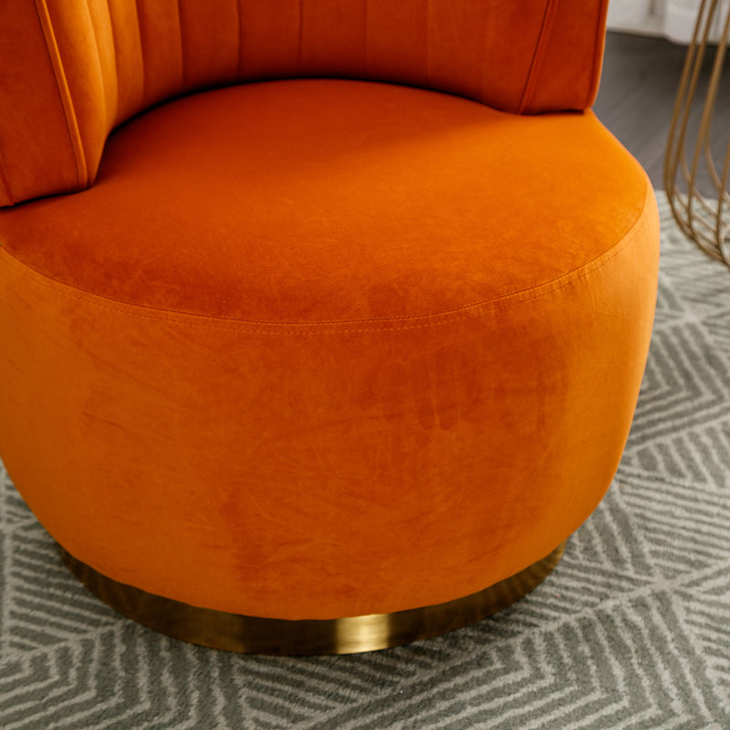 360 Degree Swivel Cuddle Barrel Accent Sofa Chair