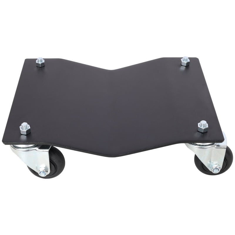 Heavy Duty Steel Vehicle Dollies With Brakes, 2500Lbs Capacity
