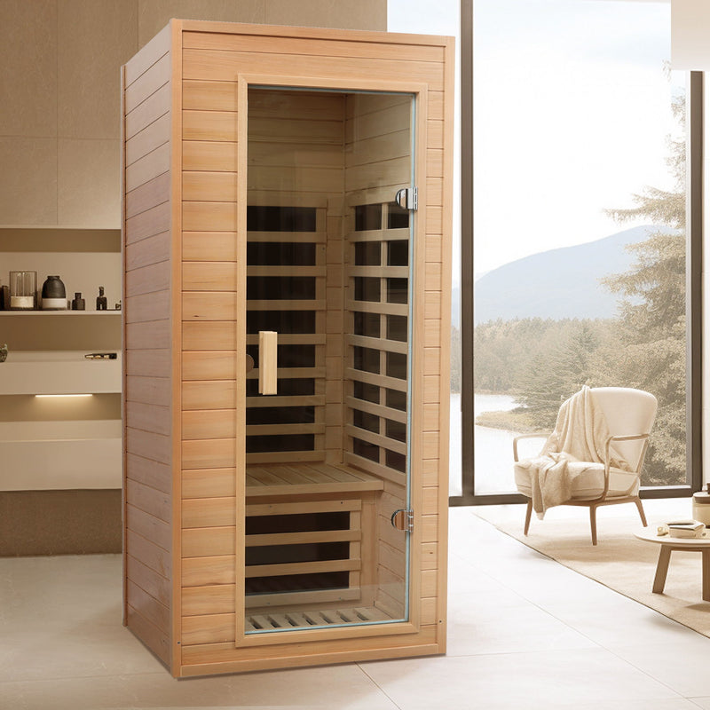Hemlock Far Infrared Roof Embedded Indoor Sauna Room
