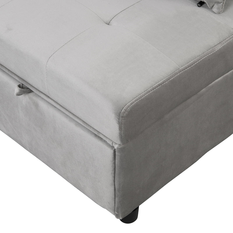 Versatile Folding Ottoman Sofa Bed Multifunctional Space Saver