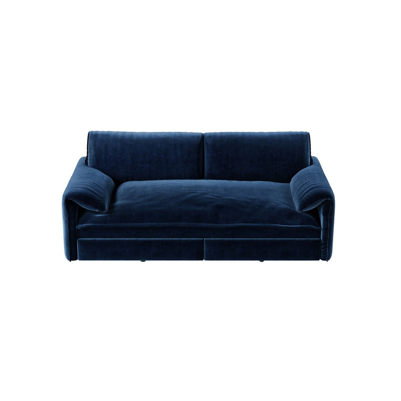 Queen Pull Out Sofa Bed With Side Storage
