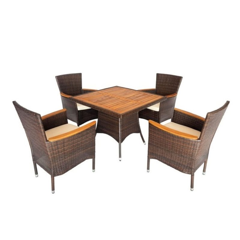 5 Piece Patio Dining Set With Table