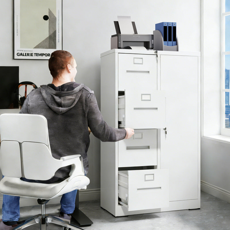 Storage Vertical Filing Cabinet With Lock