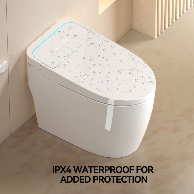 Smart Bidet Toilet With Auto Open / Close Seat