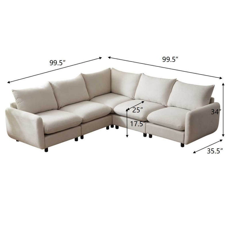Modular Free Combination Sectional Sofa Couch