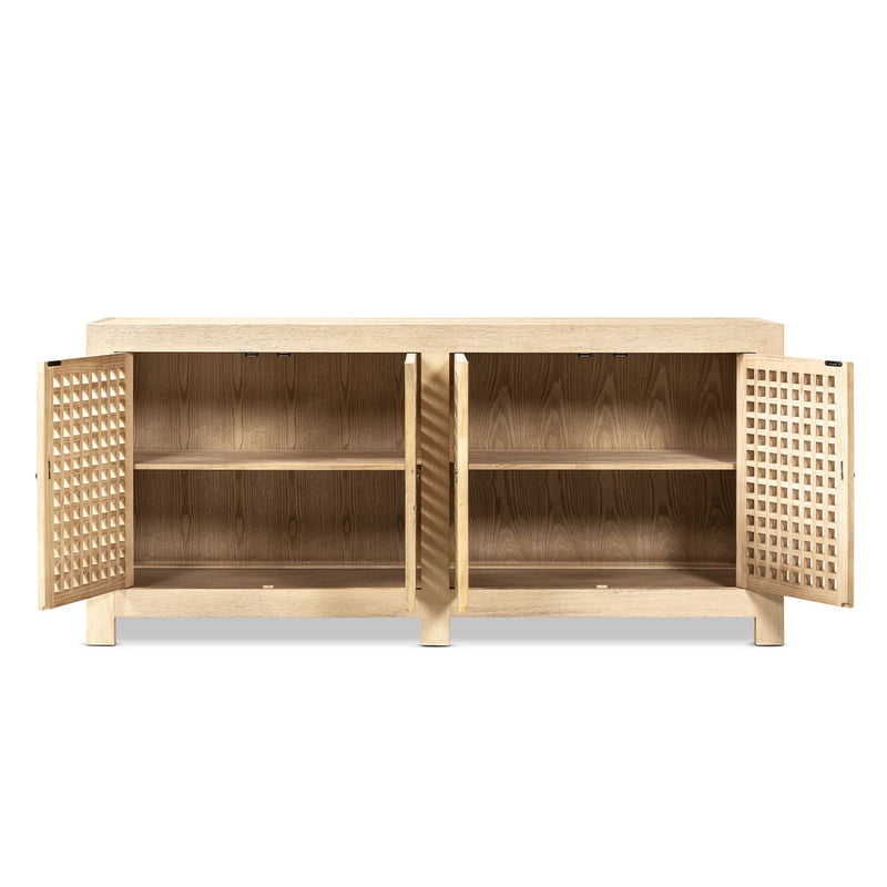 Alden - 4 Door Cabinet - White