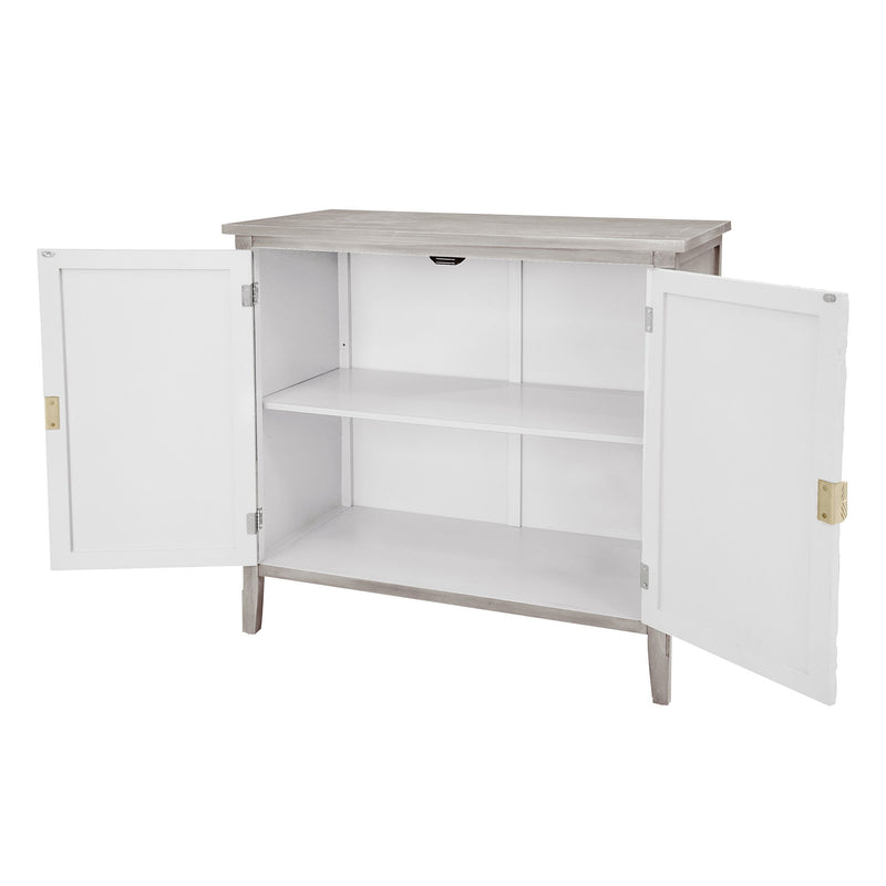2 Door Cabinet, Suitable For Bedroom - Light Gray