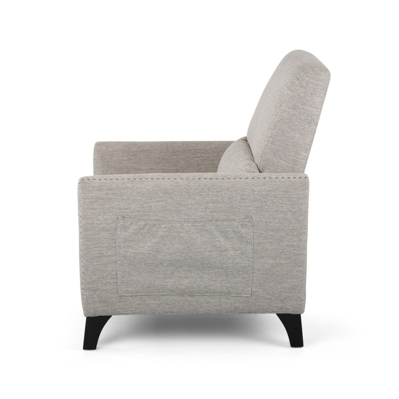 Kiersten - Contemporary Fabric Pushback Recliner