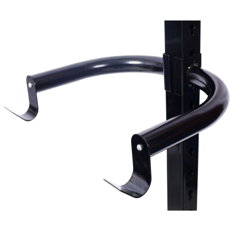 Indoor Bike Rack Stand For 1 - 2 Bicycles With Adjustable Arms - Black