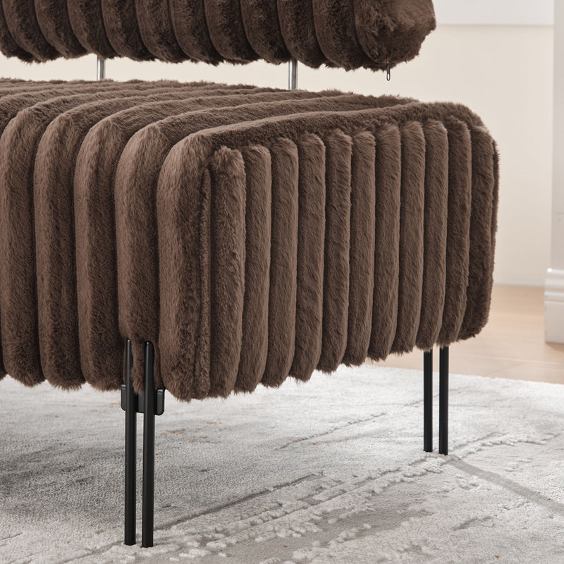 Mini Loveseat With Adjustable Backrest