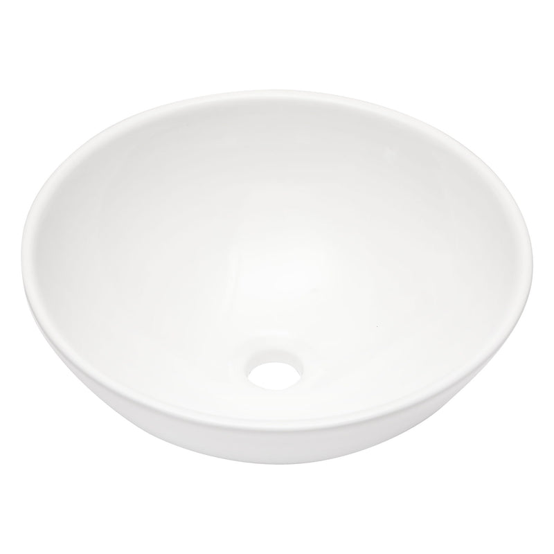 Modern Ceramic Circular Vessel Bathroom Sink