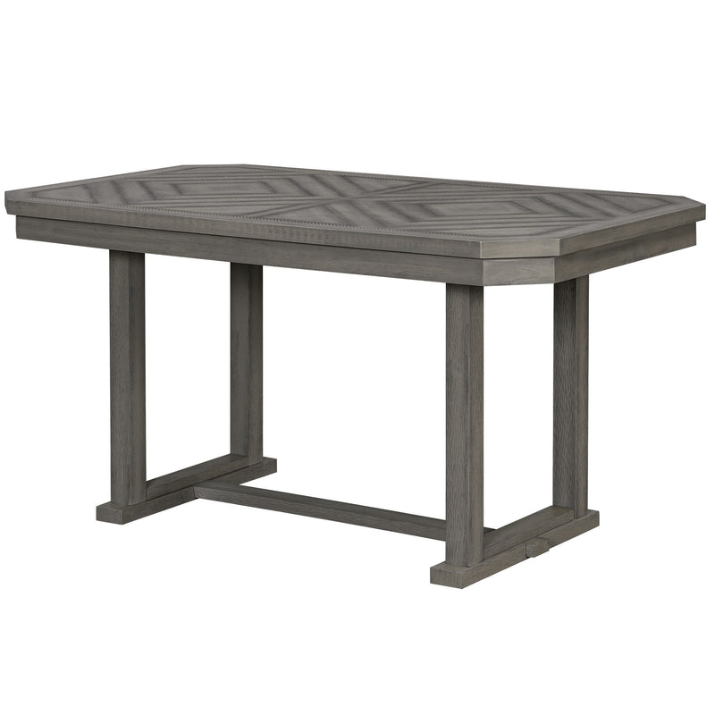 6 Piece Dining Table Set With Ergonomic Seating