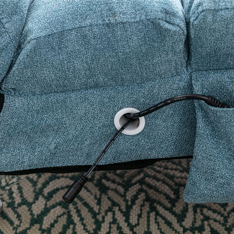 Massage Chaise Lounge Indoor With Remote Control, Ergonomic Electric Massage Lounger