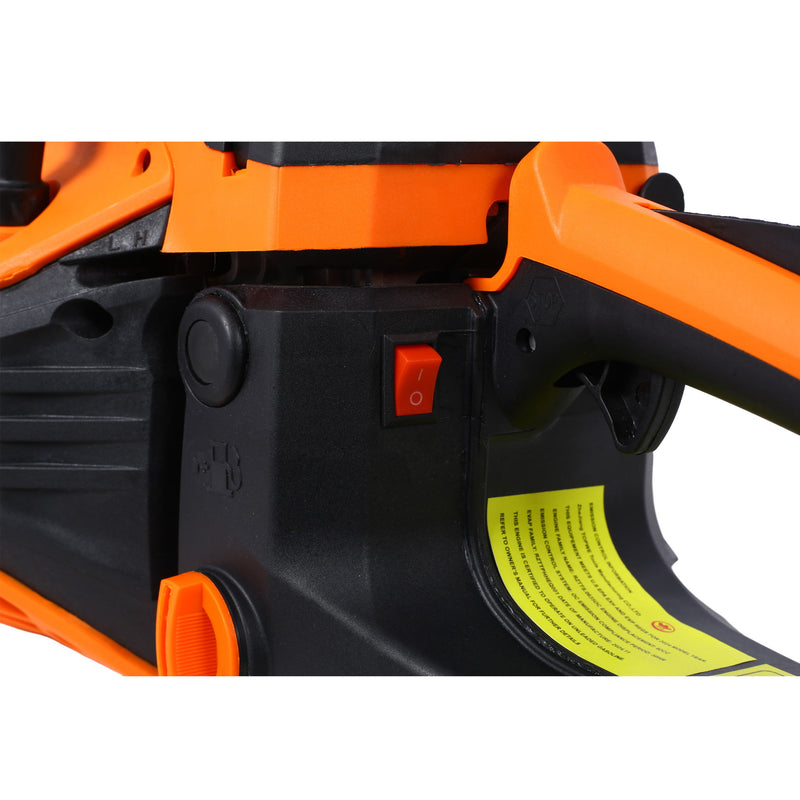 62Cc Gas Powered Chainsaw With 20" Oregon Chain & Bar 2 Cycle Petrol Handheld Cordless Design Epa Compliant - Orange
