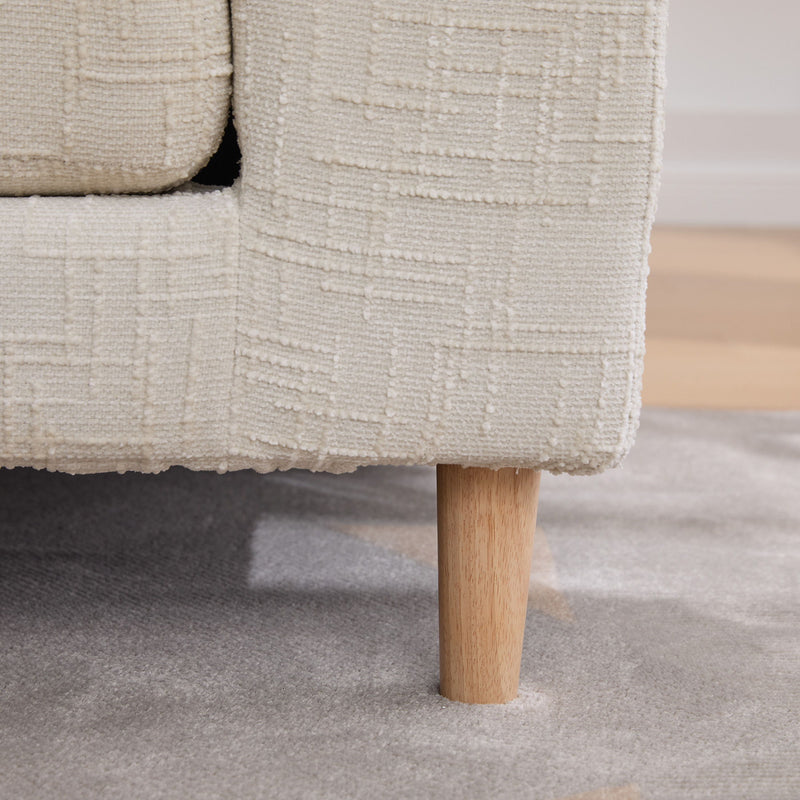 Modern Upholstered End Of Bed Bench With Armrests